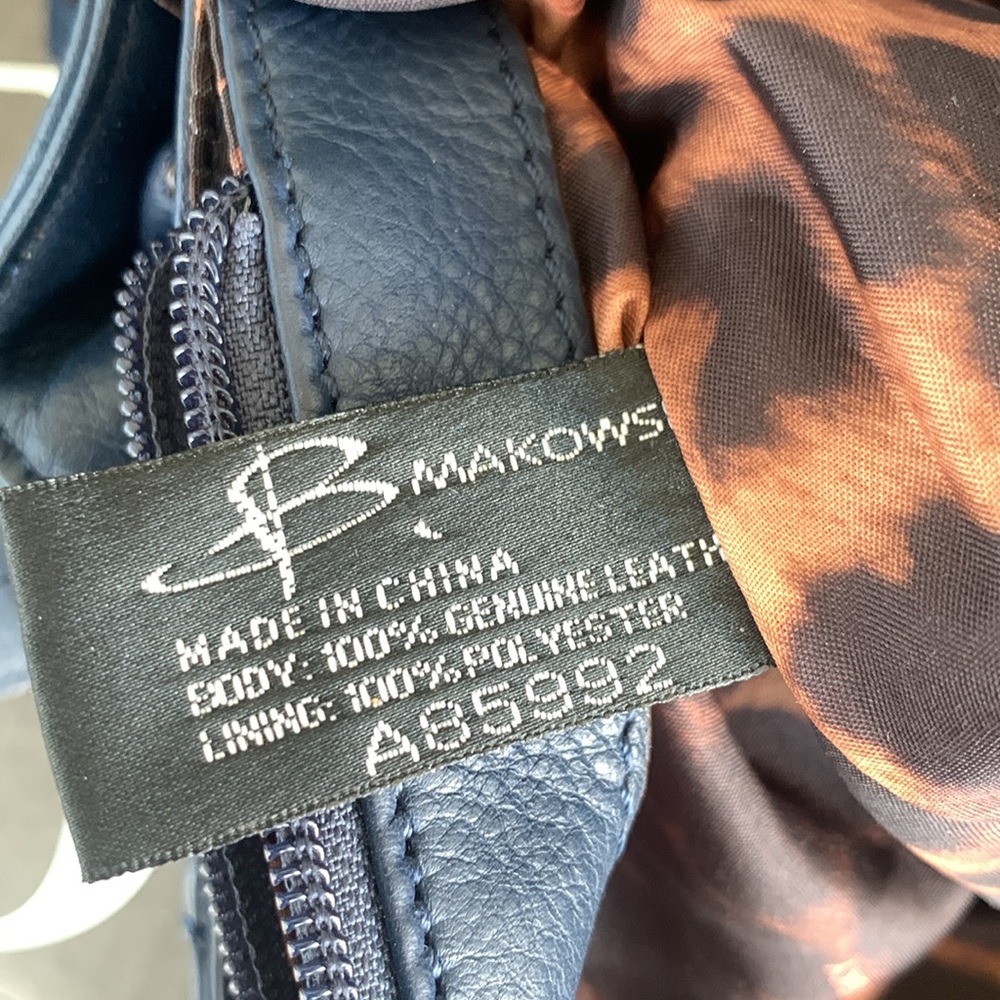 B Makowsky Women Leather Shoulder Bag - Picture 15 of 16